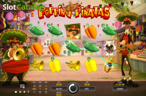 Скрин4. Popping Pinatas слот