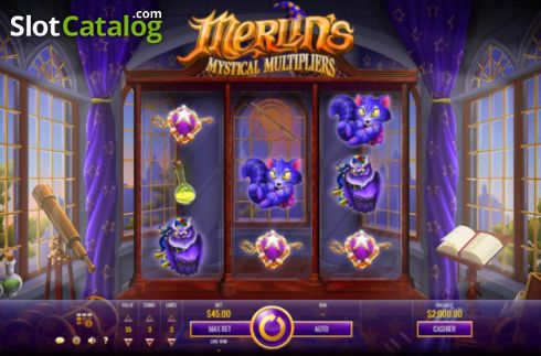 Скрин2. Merlin’s Mystical Multipliers слот