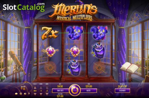 Скрин3. Merlin’s Mystical Multipliers слот