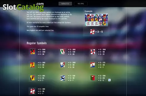 Скрин6. Golden Boot Football слот