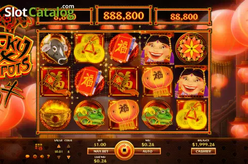 Скрин3. Lucky Ox Jackpots слот