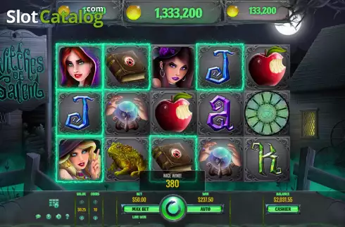 Скрин4. Witches of Salem слот