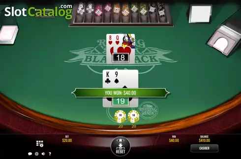 Скрин3. Rolling Stack Blackjack слот