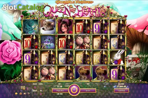 Скрин2. Fairytale Fortunes Queen of Hearts слот