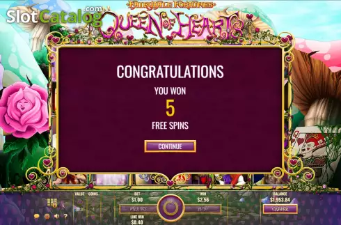 Скрин7. Fairytale Fortunes Queen of Hearts слот