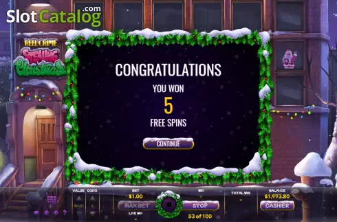 Скрин7. Reel Crime: Stealing Christmas слот