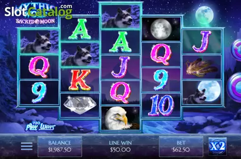 Скрин3. Mythic Wolf Sacred Moon слот
