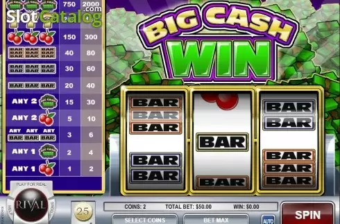 Скрин2. Big Cash Win слот