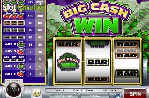 Скрин3. Big Cash Win слот