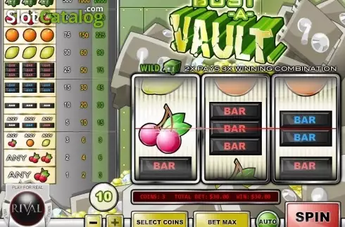 Скрин2. Bust a Vault (Rival Gaming) слот
