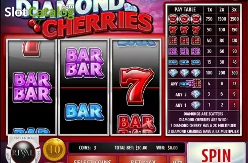 Скрин2. Diamond Cherries слот