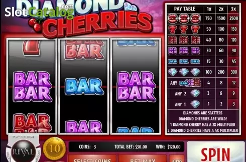 Скрин3. Diamond Cherries слот