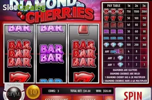 Скрин4. Diamond Cherries слот