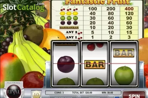 Скрин2. Fantastic Fruit Machine слот