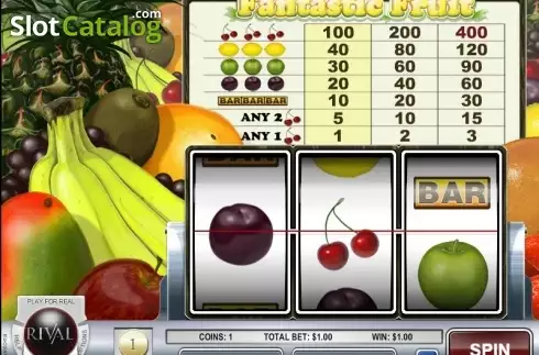 Скрин3. Fantastic Fruit Machine слот