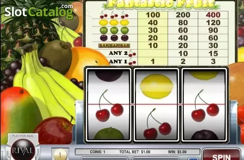 Скрин4. Fantastic Fruit Machine слот