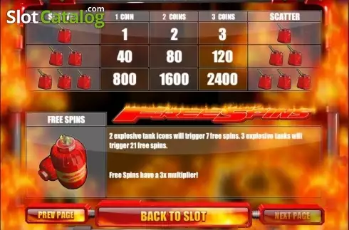 Скрин3. Firestorm 7 слот