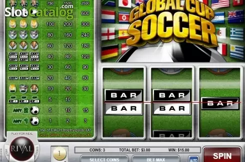 Скрин3. Global Cup Soccer слот