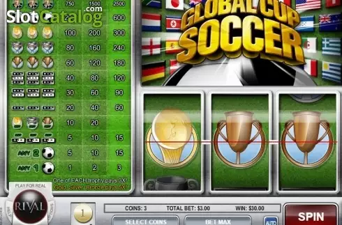 Скрин4. Global Cup Soccer слот