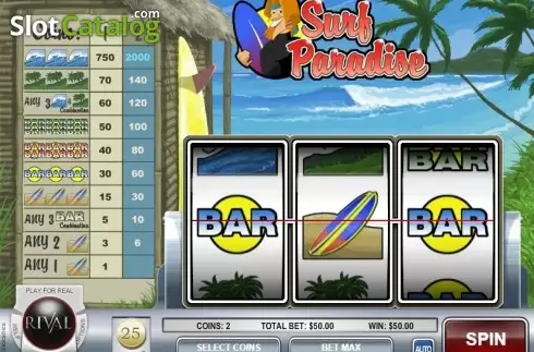 Скрин3. Surf Paradise слот