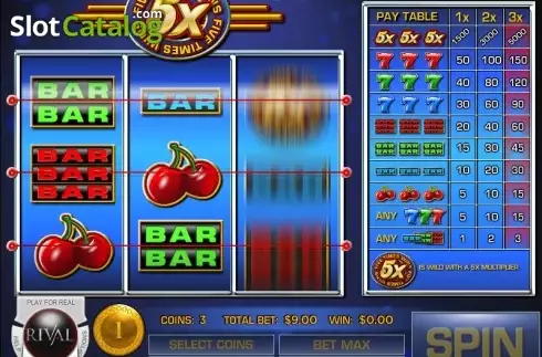Скрин3. Five Times Wins слот