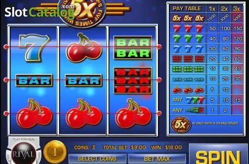 Скрин4. Five Times Wins слот