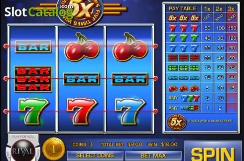 Скрин5. Five Times Wins слот