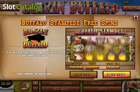 Скрин8. Blazin' Buffalo слот