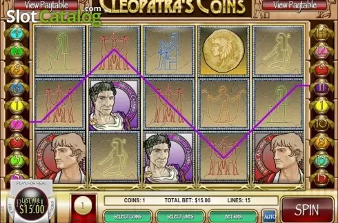 Скрин5. Cleopatra's Coins слот