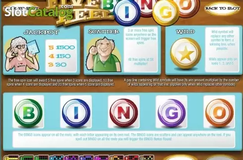 Скрин3. Five Reel Bingo слот