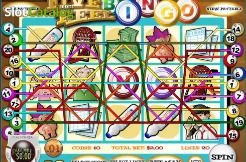 Скрин4. Five Reel Bingo слот