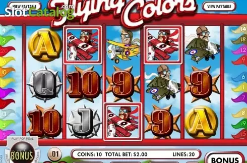 Скрин5. Flying Colors слот