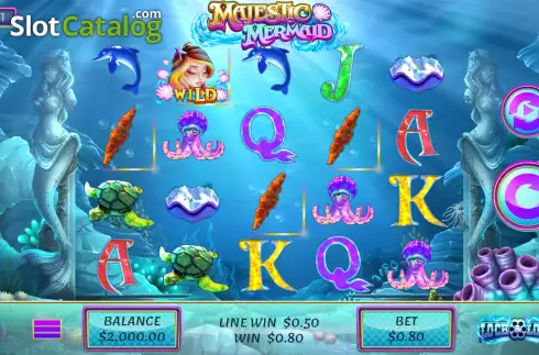 Скрин4. Majestic Mermaid слот