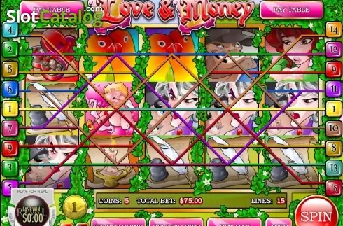 Скрин3. For Love and Money слот