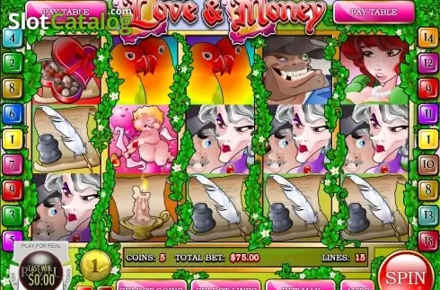 Скрин4. For Love and Money слот