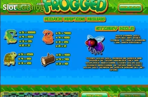 Скрин5. Frogged слот