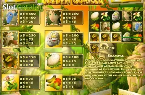 Скрин2. Golden Gorilla слот