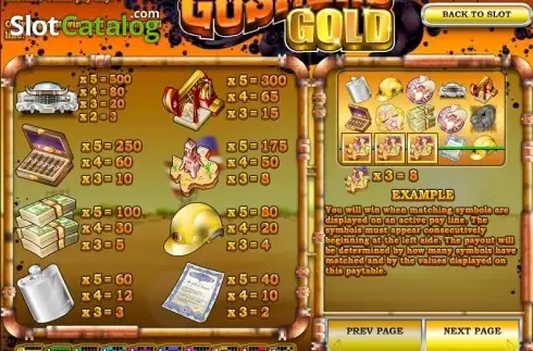 Скрин2. Gushers Gold слот