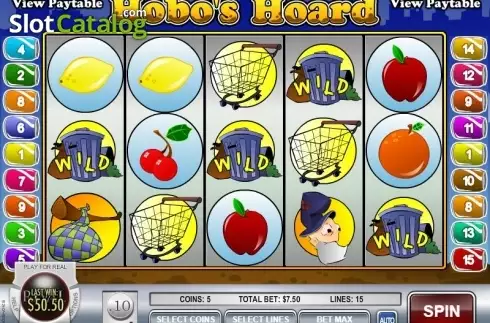 Скрин5. Hobo's Hoard слот