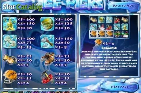 Скрин2. Ice Picks слот