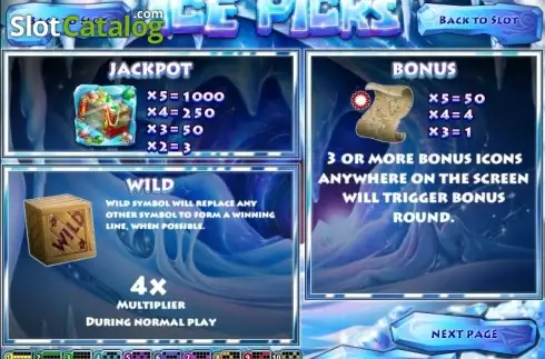 Скрин3. Ice Picks слот