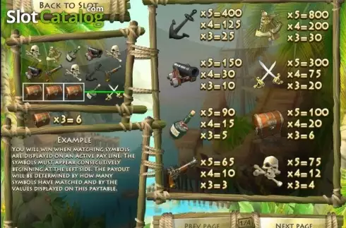 Скрин2. Jolly Roger's Jackpot слот