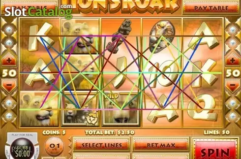Скрин5. Lion's Roar (Rival Gaming) слот