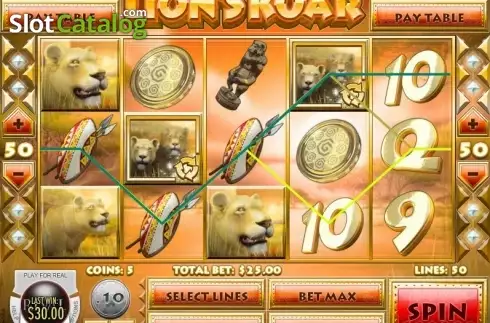Скрин7. Lion's Roar (Rival Gaming) слот