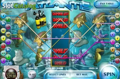 Скрин7. Lost Secret of Atlantis слот