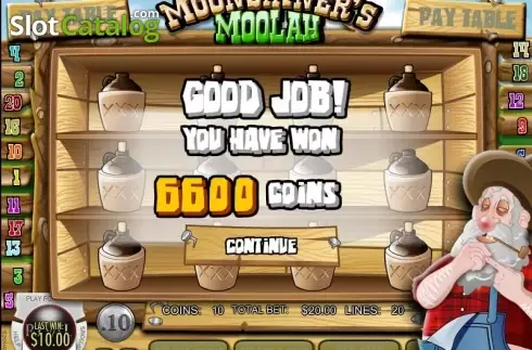 Скрин7. Moonshiners Moolah слот