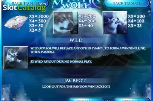 Скрин3. Mystic Wolf (Rival Gaming) слот