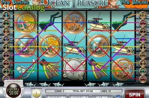Скрин3. Ocean Treasure слот