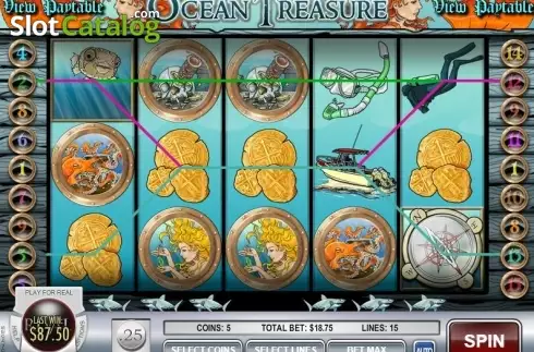 Скрин5. Ocean Treasure слот