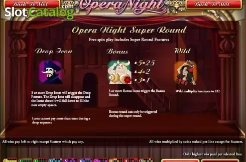 Скрин4. Opera Night слот